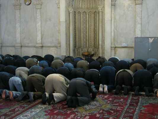 Syrie_Marek_Cejka (99i) - Damascus - in the Great Umayyad Mosque - prayers
