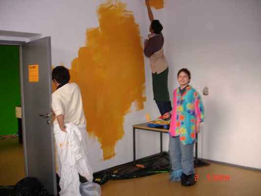 beztize | Malování na oranžovo