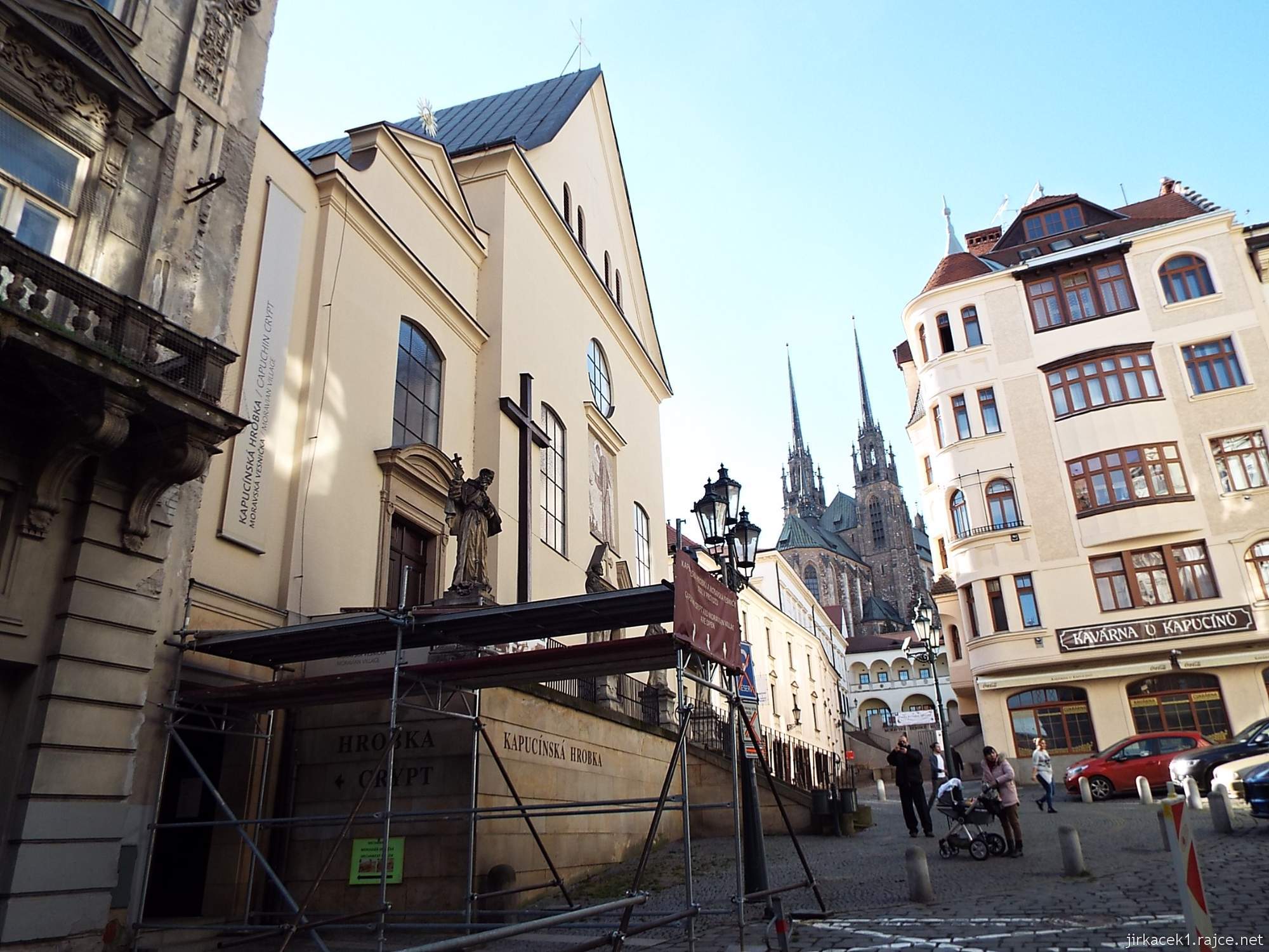 Brno - Kostel Nalezení sv. Kříže a kapucínská hrobka