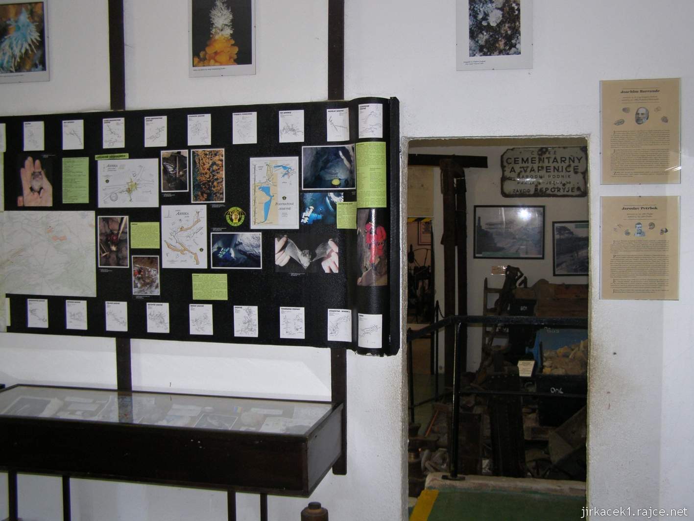 Solvayovy lomy 44 - muzeum - expozice lomařství