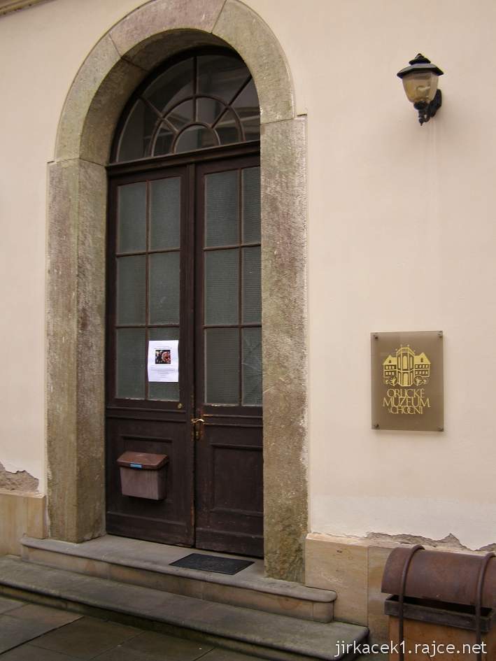 Choceň - zámek 18 - zámek - vchod do Orlického muzea