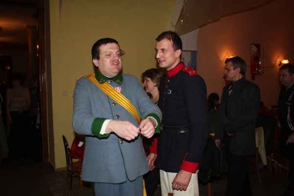 Ples Josefov 7.2.2009 - Voják  73. pěšího pluku Železnice internetová adresa: http://jicin.1866.cz/