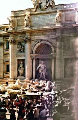 Fontána Di trevi v Římě