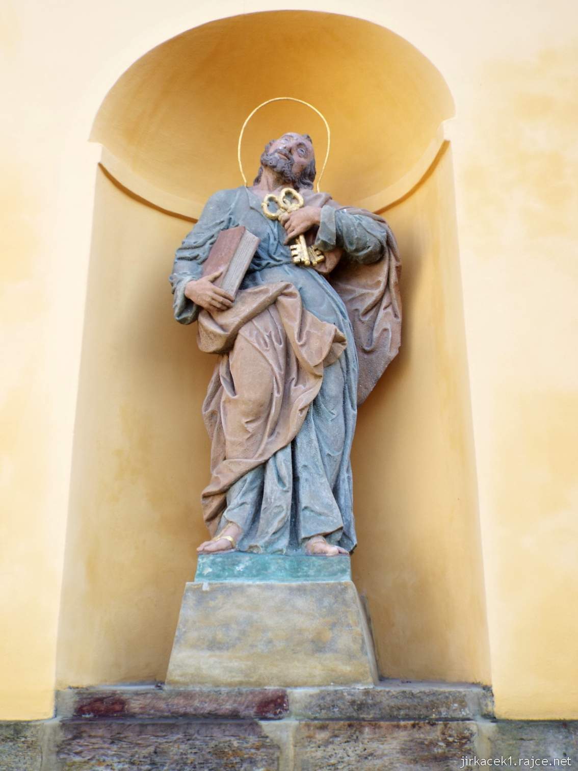 Čenkovice - Kostel sv. Vavřince 17 - socha svatého Petra