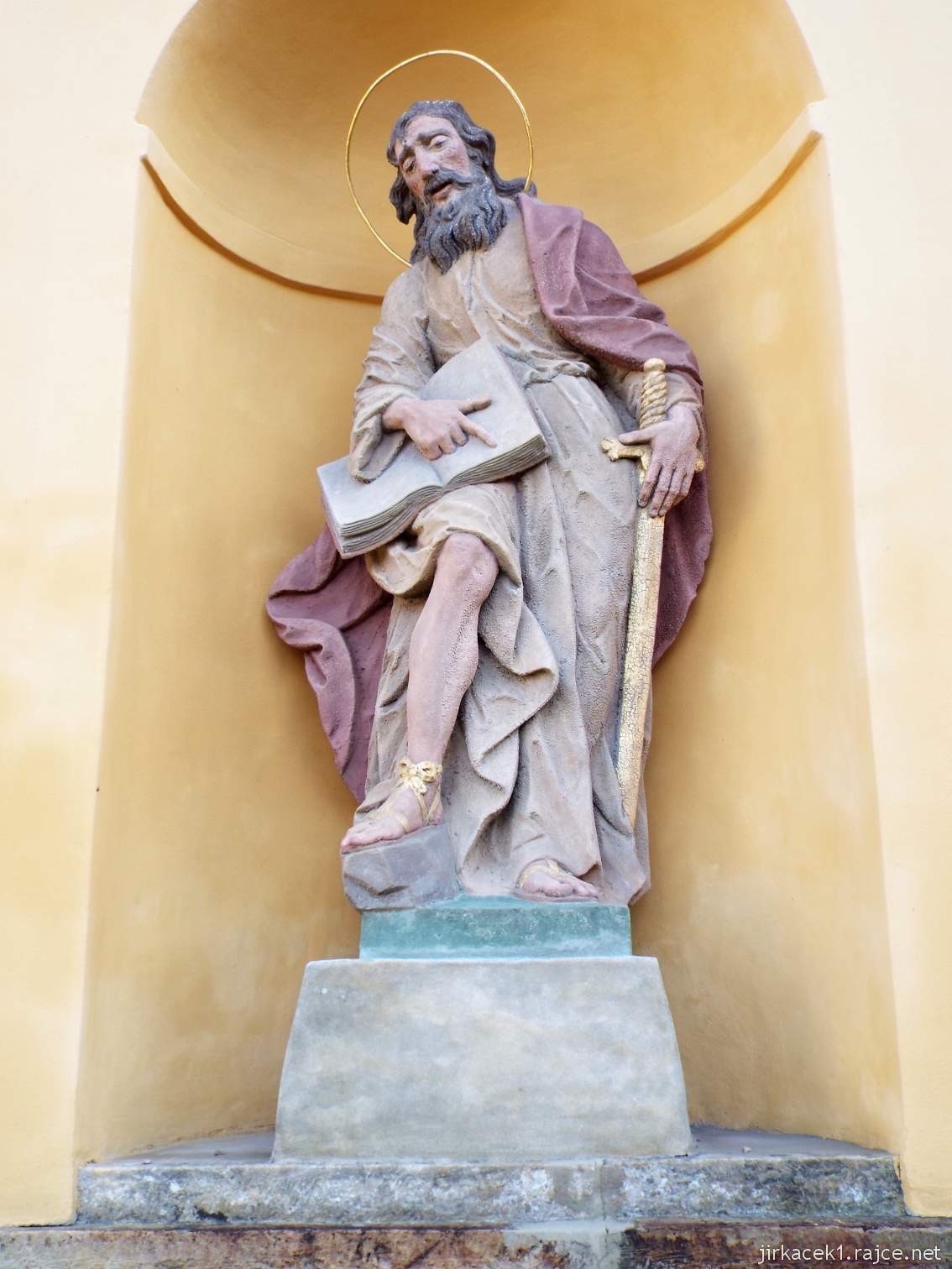 Čenkovice - Kostel sv. Vavřince 18 - socha svatého Pavla